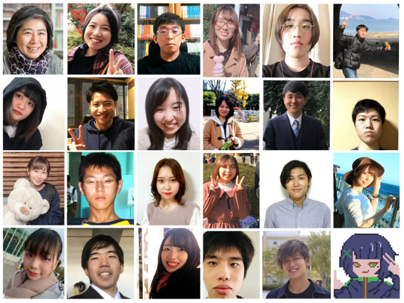 日本大学文理学部国文学科田中ゼミ集合写真